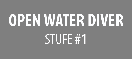 Open Water Diver : stufe 1