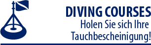 Diving Courses : Holen Sie sich ihre Tauchbescheinigung !